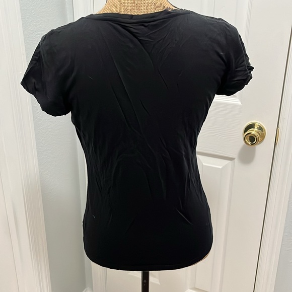 Ann Taylor rosette embellished top size Small - Picture 4 of 4